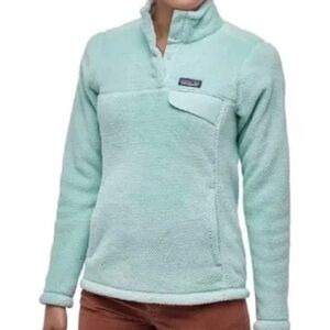 Patagonia Women's Teal/mint green ReTool Snap T pullover